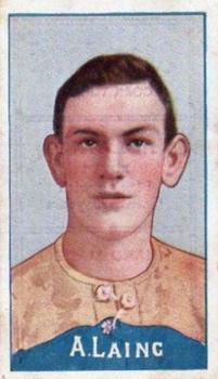 1908-09 Sniders & Abrahams Australian Footballers Victorian League Players (Series D) #NNO Alex Laing Front